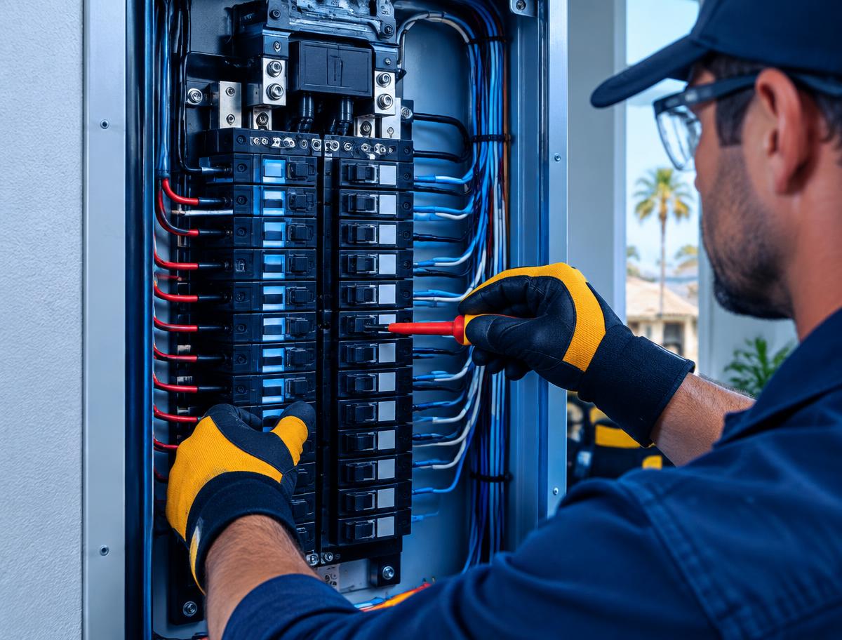 Modern electrical panel upgrade